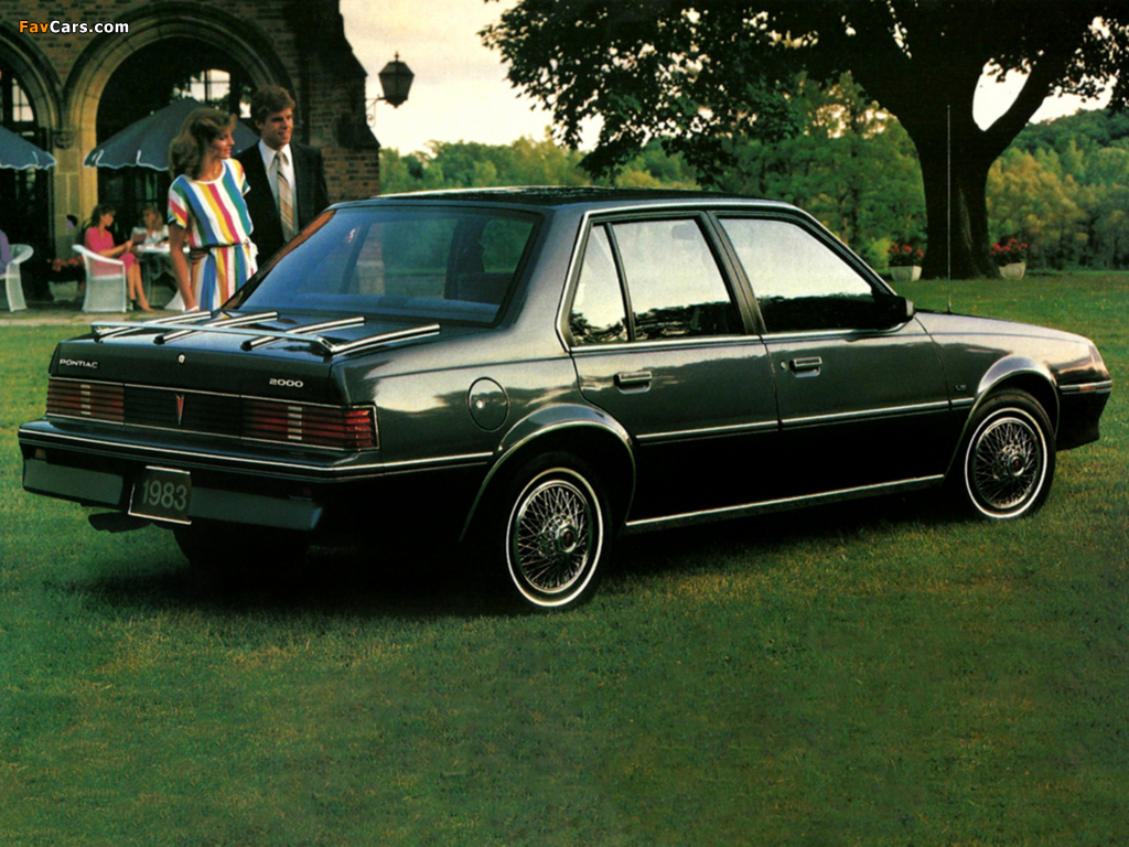 Pontiac 2000 LE Sedan (S69) 1983 wallpapers (1024 x 768)