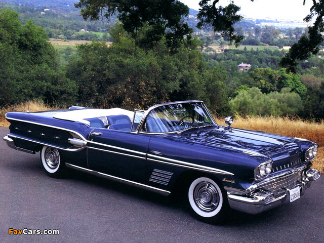 Photos of Pontiac Bonneville Convertible 1958 (640 x 480)
