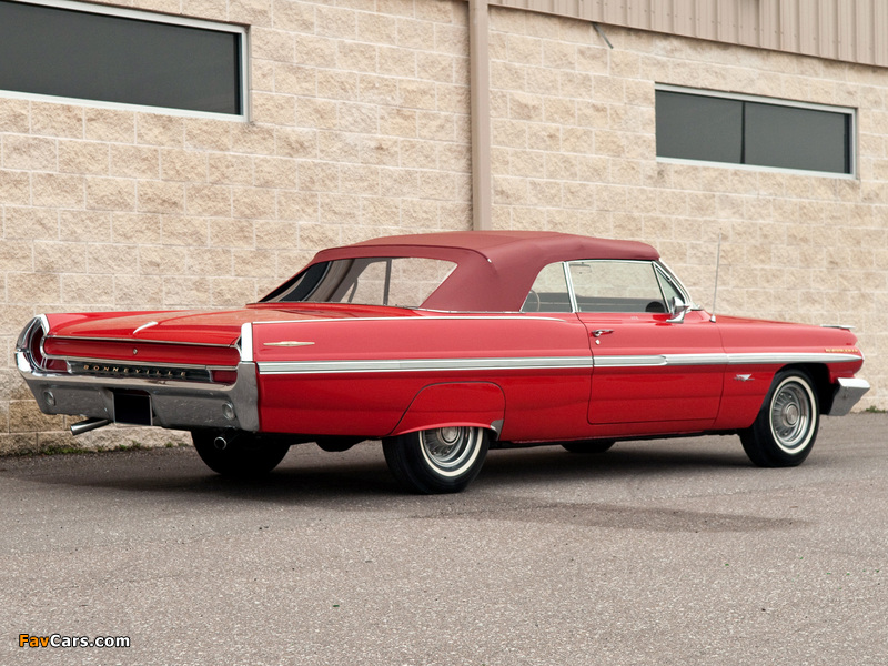 Photos of Pontiac Bonneville Convertible (2867) 1962 (800 x 600)