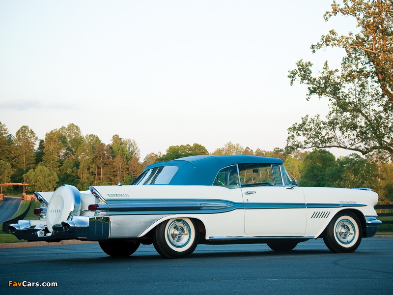 Pontiac Bonneville Convertible 1957 wallpapers (800 x 600)