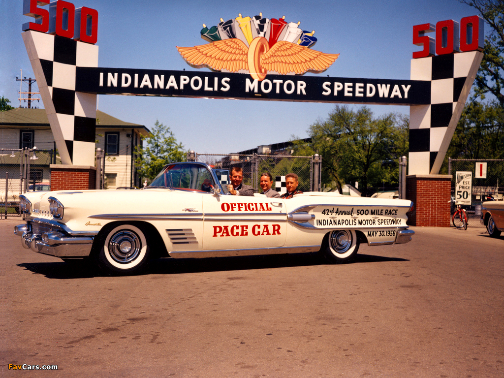Pontiac Bonneville Convertible Indy 500 Pace Car 1958 photos (1024 x 768)