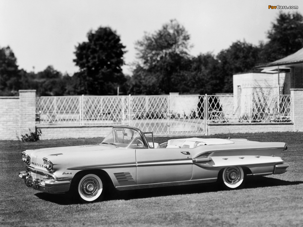 Pontiac Bonneville Convertible 1958 pictures (1024 x 768)