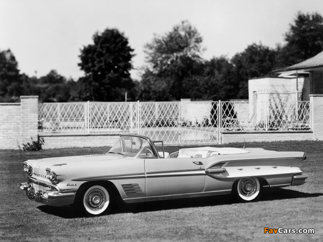 Pontiac Bonneville Convertible 1958 pictures (640 x 480)