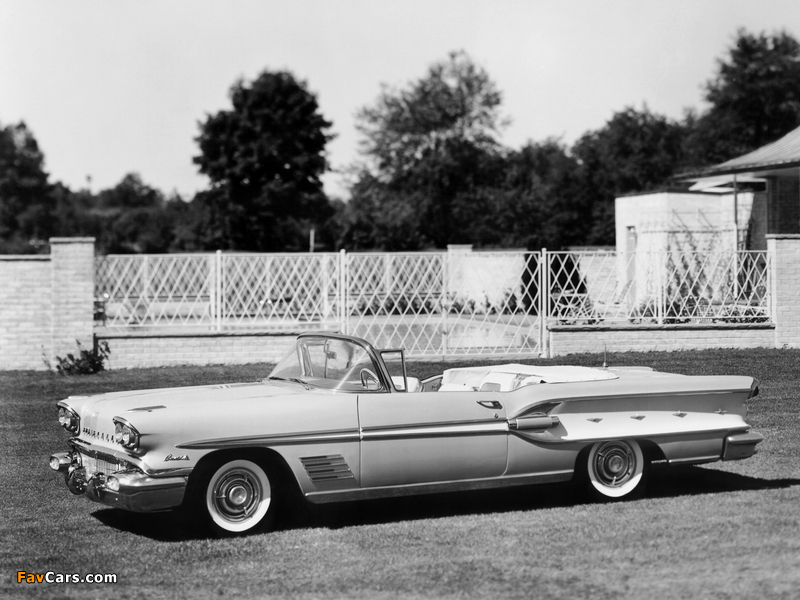 Pontiac Bonneville Convertible 1958 pictures (800 x 600)