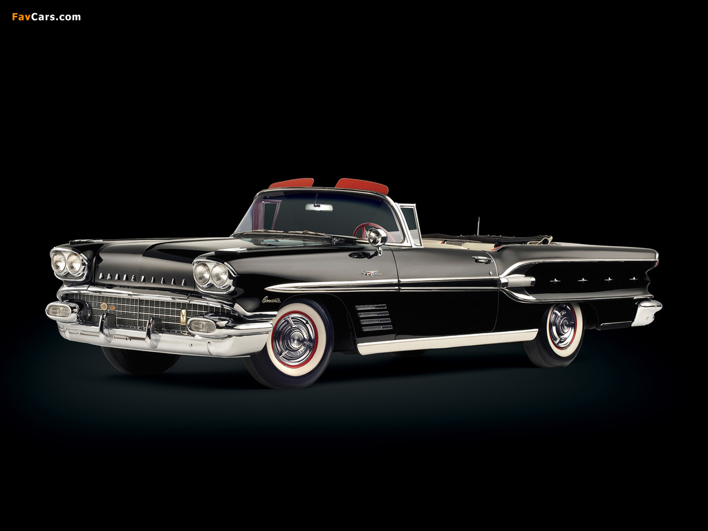 Pontiac Bonneville Convertible 1958 wallpapers (1024 x 768)