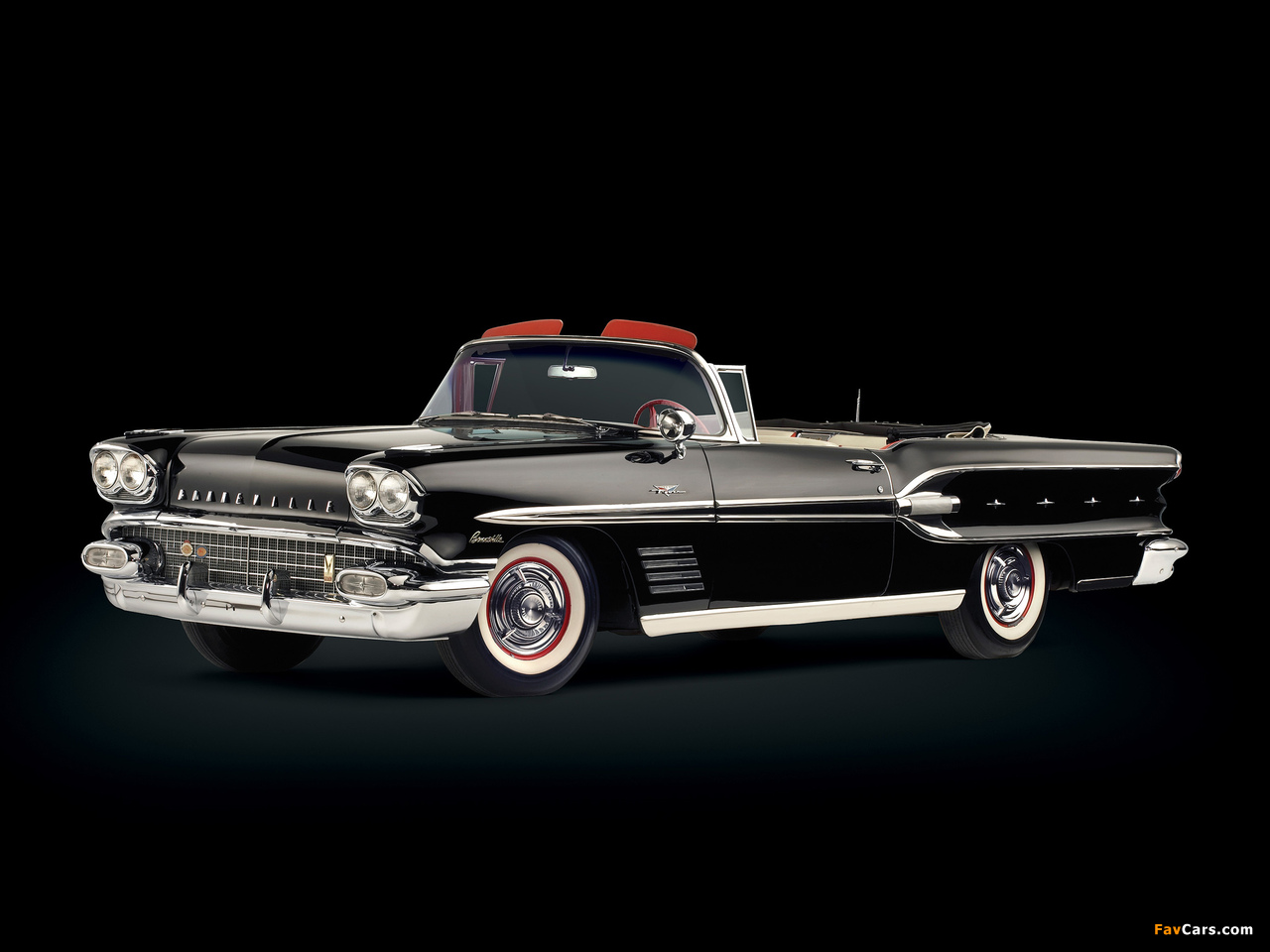 Pontiac Bonneville Convertible 1958 wallpapers (1280 x 960)