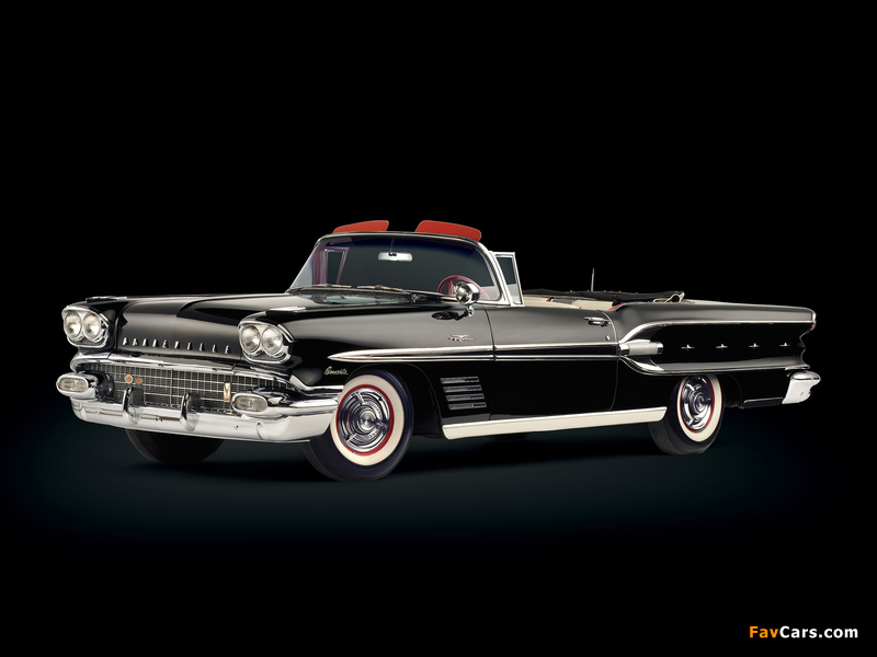 Pontiac Bonneville Convertible 1958 wallpapers (800 x 600)