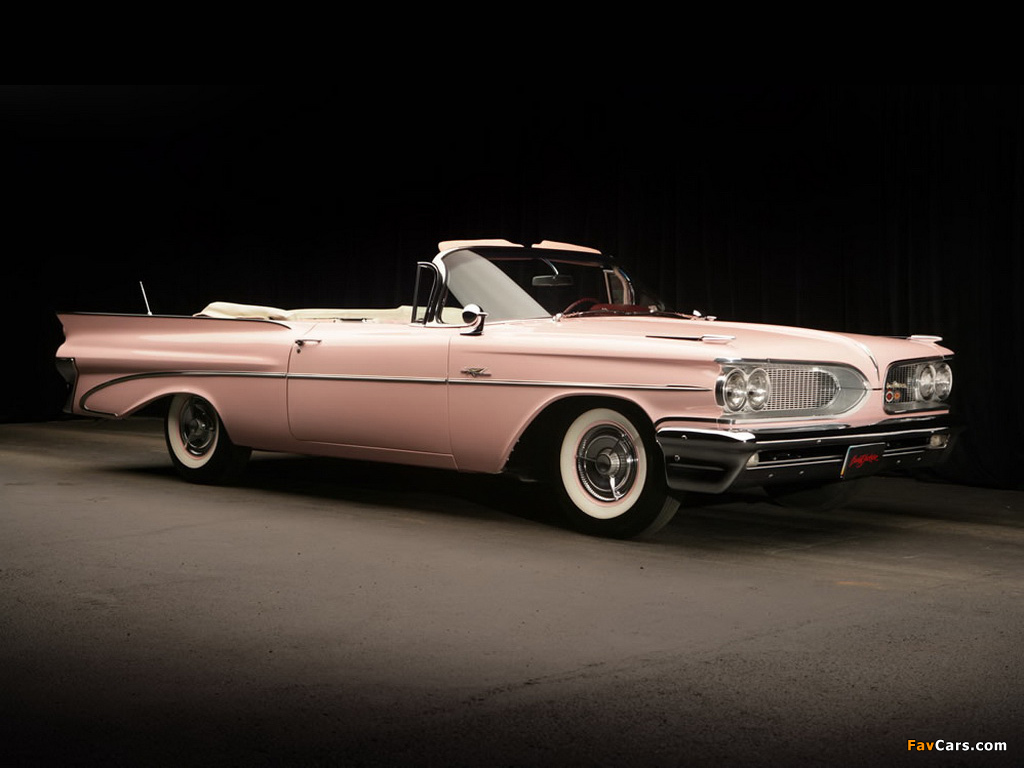 Pontiac Catalina Convertible Pink Lady by Harly Earl 1959 pictures (1024 x 768)