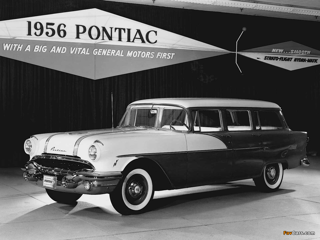 Pictures of Pontiac Chieftain 4-door Station Wagon 1956 (1024 x 768)
