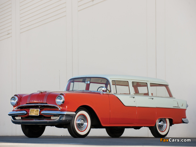 Pontiac Chieftain Station Wagon 1955 wallpapers (640 x 480)