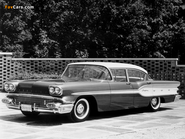 Pontiac Chieftain 4-door Sedan (2749) 1958 pictures (640 x 480)