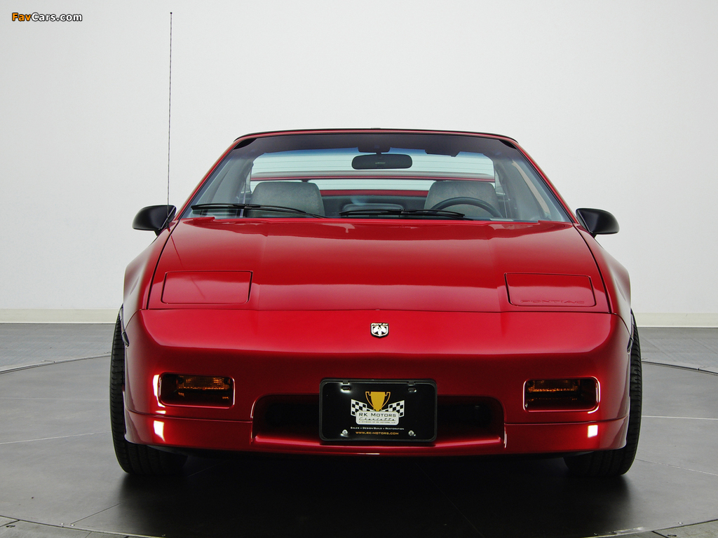 Pictures of Pontiac Fiero GT 1985–88 (1024 x 768)