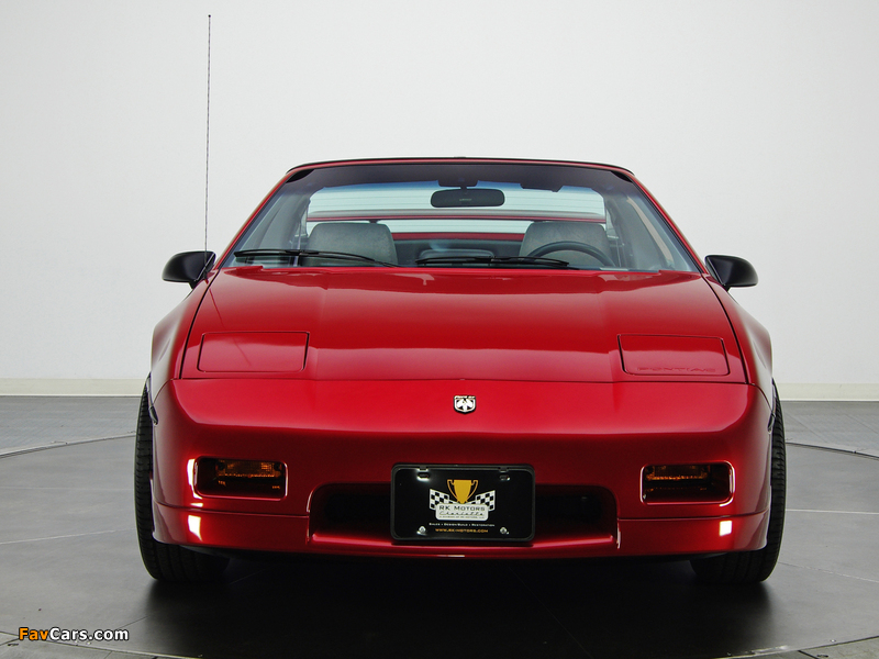 Pictures of Pontiac Fiero GT 1985–88 (800 x 600)