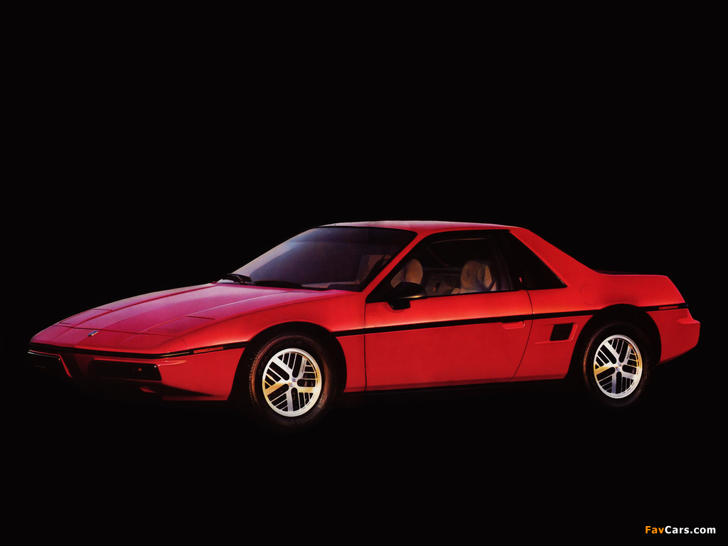 Pontiac Fiero 1984–88 images (1024 x 768)