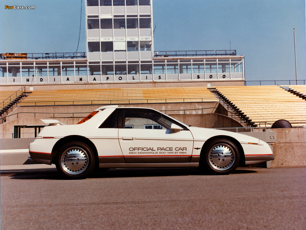 Pontiac Fiero Indy 500 Pace Car 1984 wallpapers (1024 x 768)