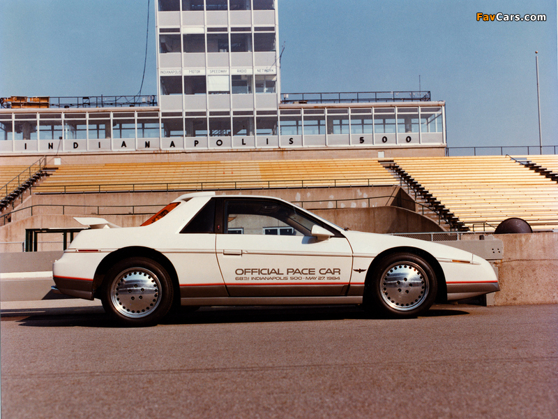 Pontiac Fiero Indy 500 Pace Car 1984 wallpapers (800 x 600)
