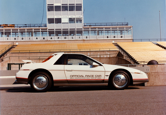 Pontiac Fiero Indy 500 Pace Car 1984 wallpapers