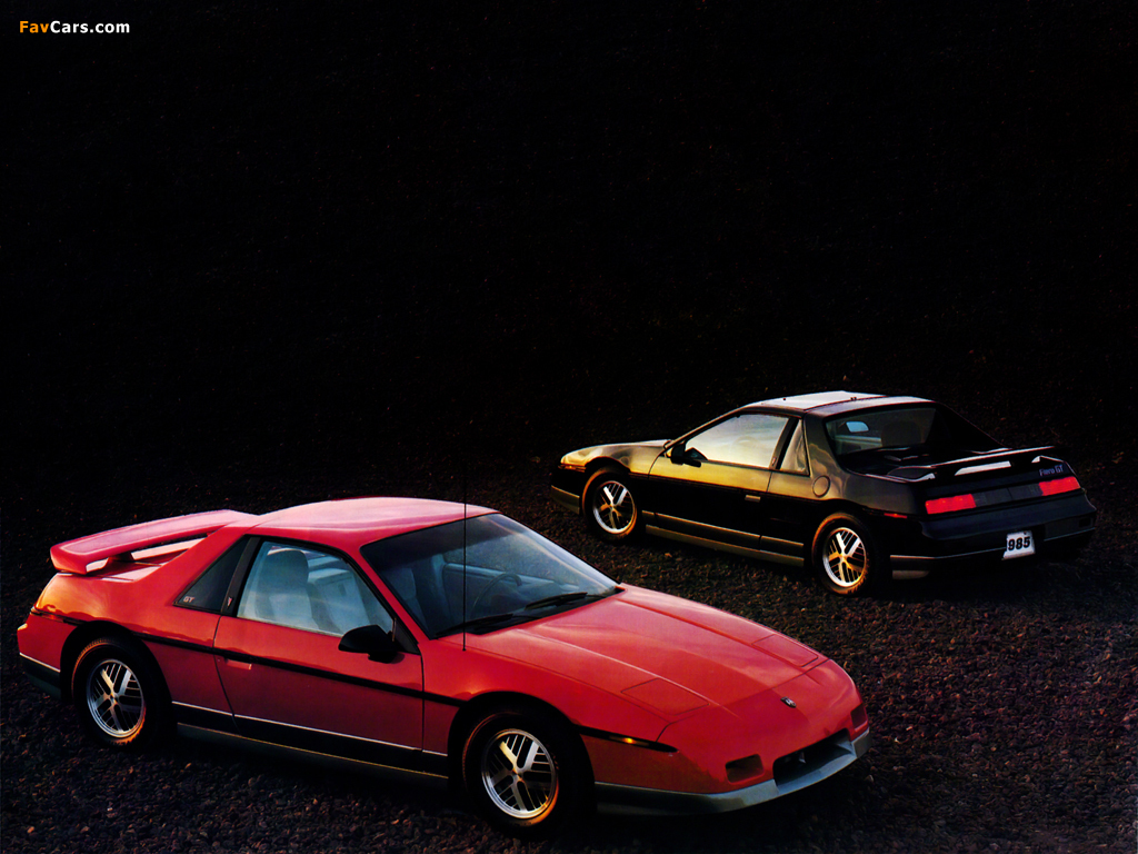 Pontiac Fiero GT 1985–88 images (1024 x 768)