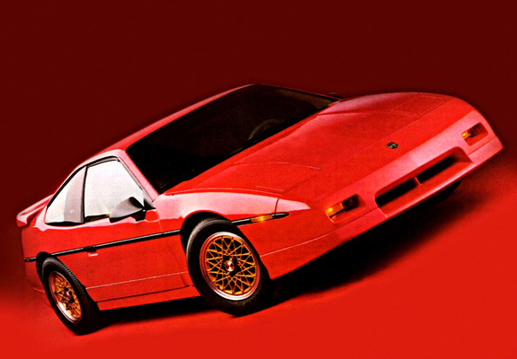 Pontiac Fiero GT 1985–88 wallpapers