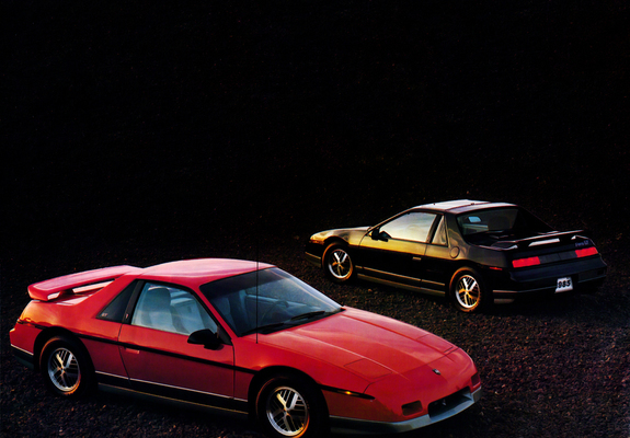 Pontiac Fiero GT 1985–88 wallpapers