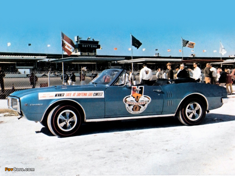 Images of Hurst Pontiac Firebird 400 Convertible Daytona 500 Pace Car 1967 (800 x 600)