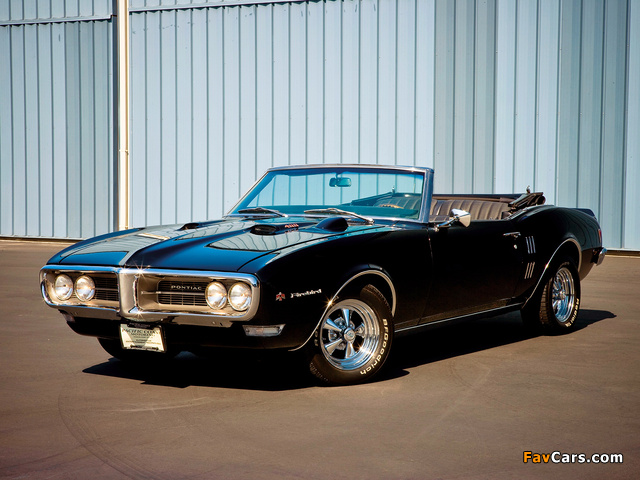 Images of Pontiac Firebird 400 H.O. Convertible 1968 (640 x 480)