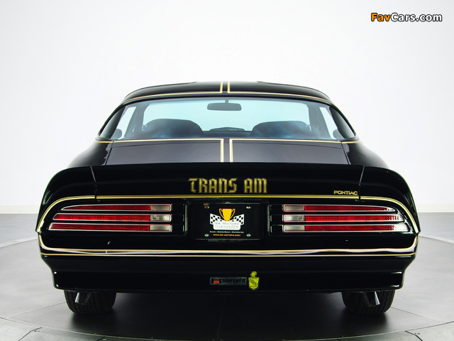 Pictures of Pontiac Firebird Trans Am T/A 6.6 W72 Black Special Edition 1978 (640 x 480)