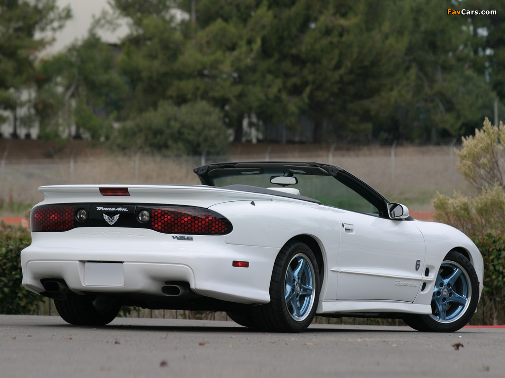Pictures of Pontiac Firebird Trans Am Convertible 30th Anniversary 1999 (1024 x 768)