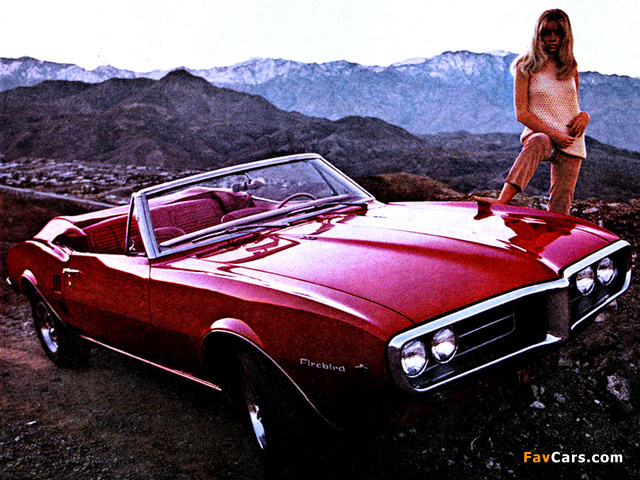 Pontiac Firebird Convertible 1967 pictures (640 x 480)