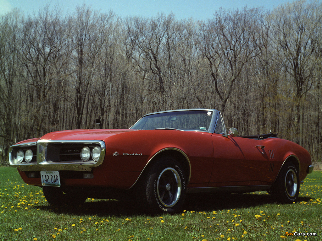 Pontiac Firebird Convertible 1967 wallpapers (1024 x 768)