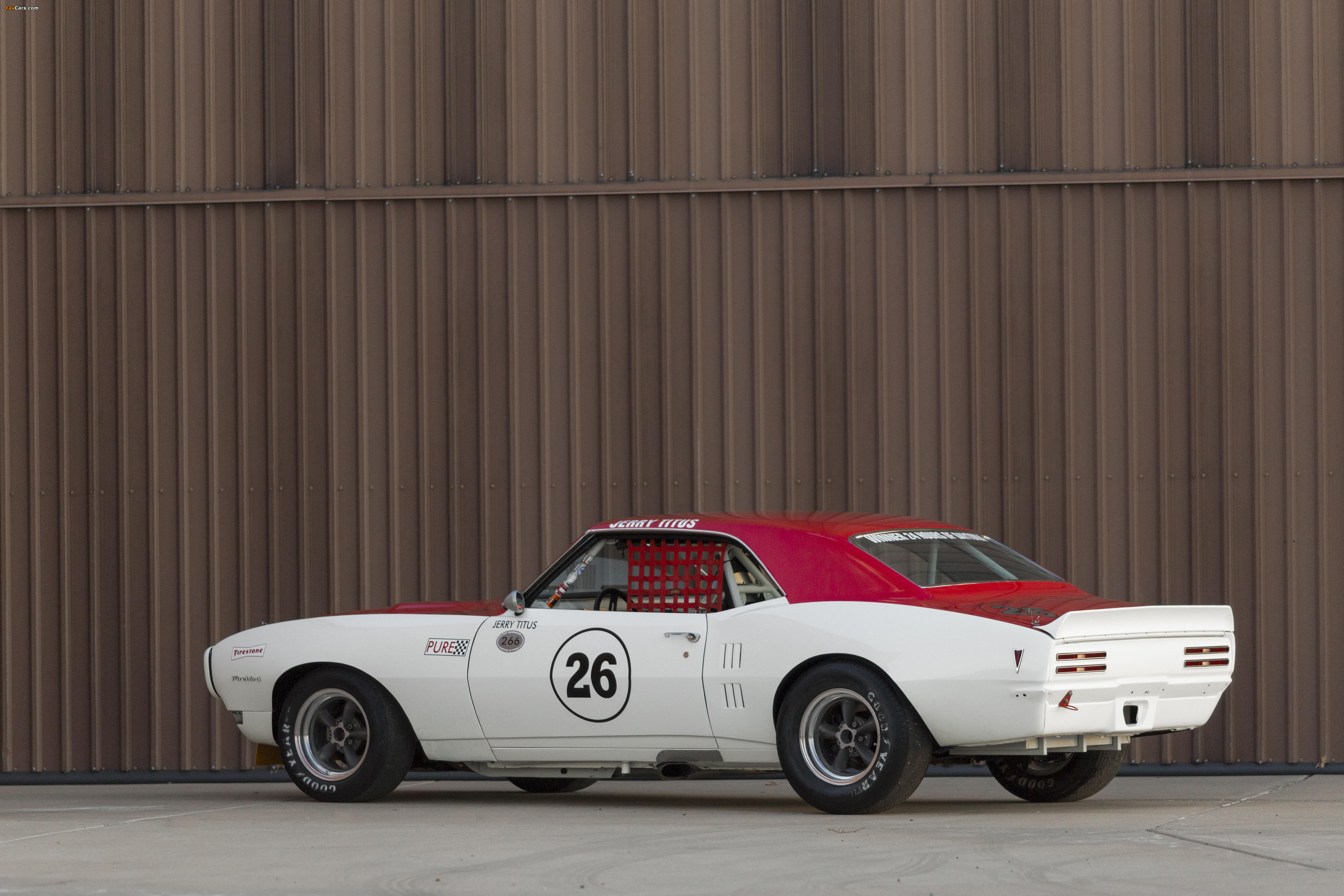Pontiac Firebird Trans Am Race Car (7L141852) 1968 wallpapers (4096 x 2731)