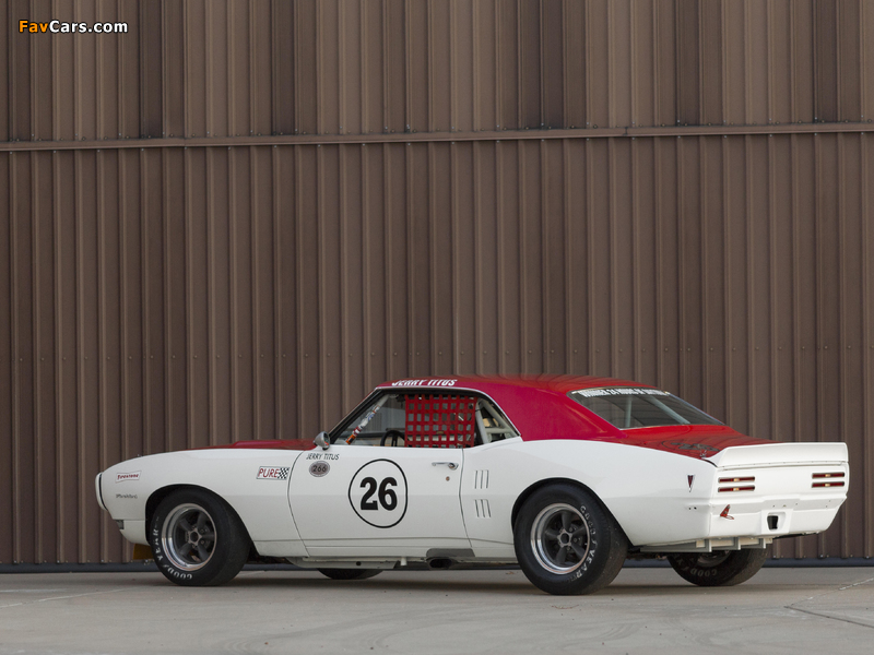 Pontiac Firebird Trans Am Race Car (7L141852) 1968 wallpapers (800 x 600)
