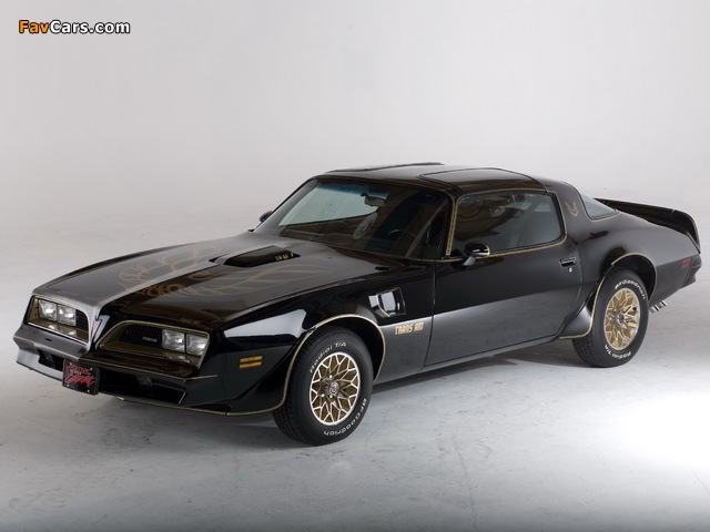 Pontiac Firebird Trans Am T/A 6.6 W72 Black Special Edition 1978 photos (640 x 480)