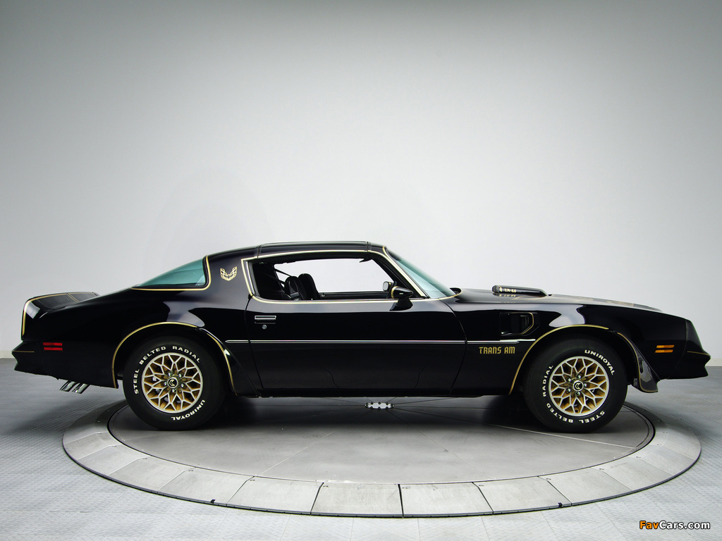 Pontiac Firebird Trans Am T/A 6.6 W72 Black Special Edition 1978 pictures (1024 x 768)