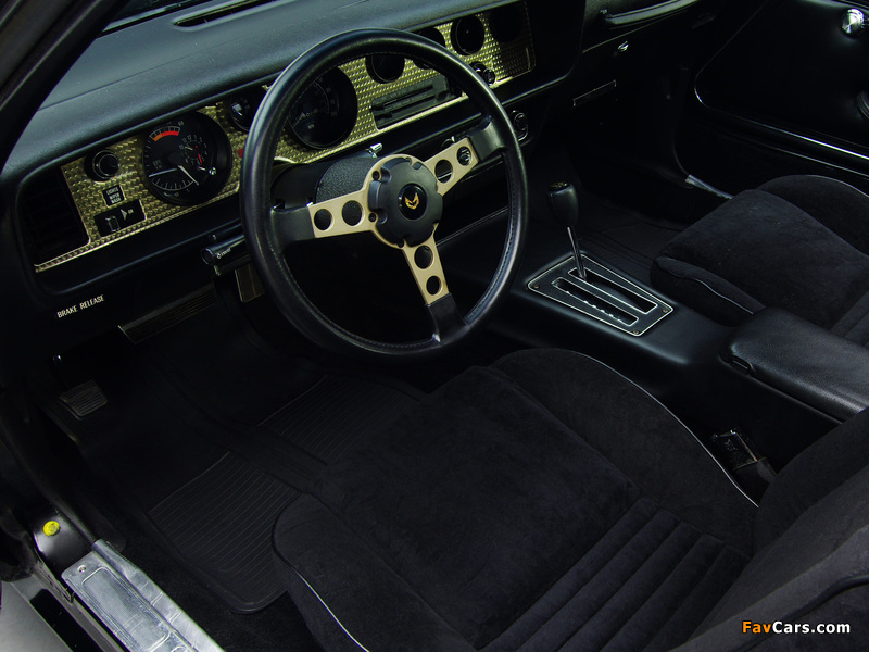 Pontiac Firebird Trans Am T/A 6.6 W72 Black Special Edition 1978 pictures (800 x 600)