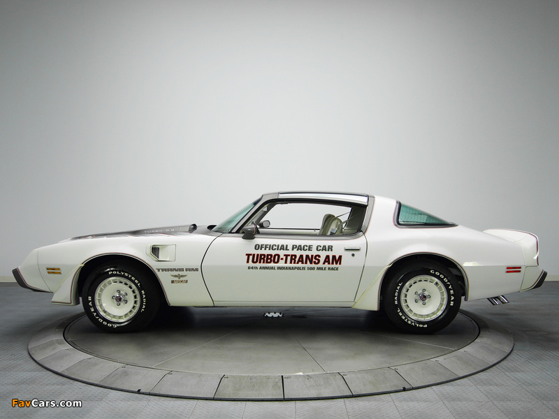 Pontiac Firebird Trans Am Turbo Indy 500 Pace Car 1980 photos (800 x 600)