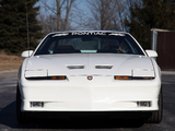 Pontiac Firebird Trans Am Turbo 20th Anniversary Indy 500 Pace Car 1989 pictures