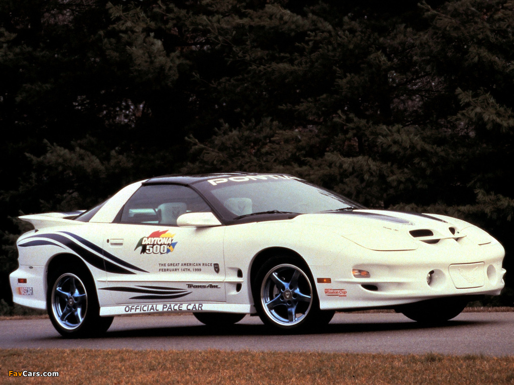Pontiac Firebird Trans Am 30th Anniversary Daytona 500 Pace Car 1999 images (1024 x 768)
