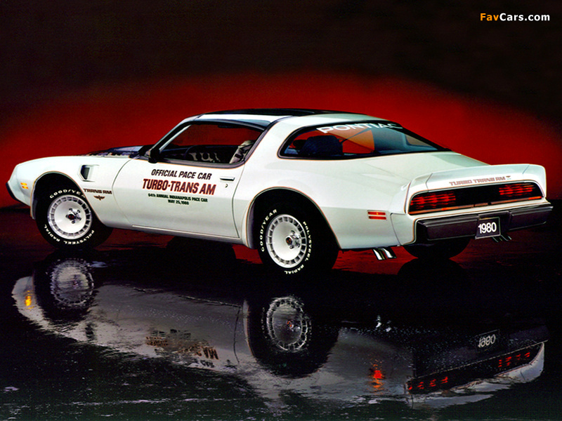 Pontiac Firebird Trans Am Turbo Indy 500 Pace Car 1980 wallpapers (800 x 600)