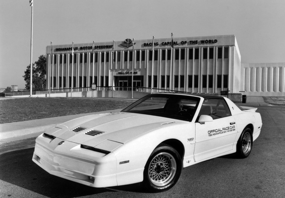 Pontiac Firebird Trans Am Turbo 20th Anniversary Indy 500 Pace Car 1989 wallpapers