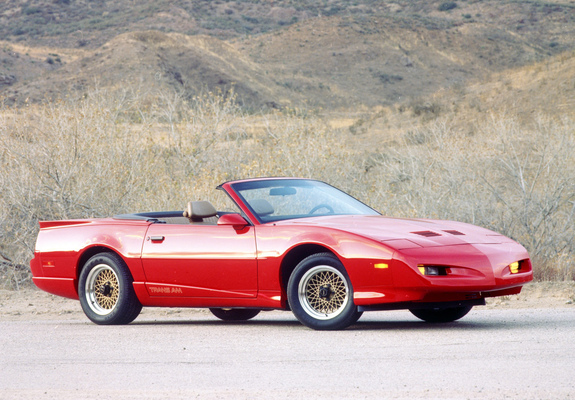 Pontiac Firebird Trans Am Convertible 1991–92 wallpapers