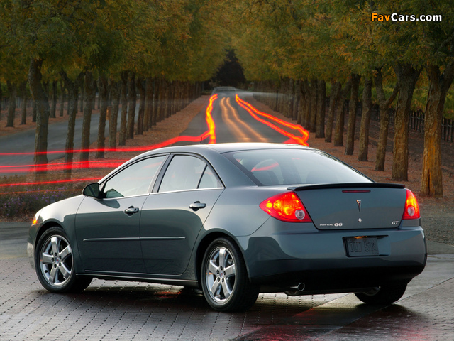 Pictures of Pontiac G6 Sedan 2005–09 (640 x 480)