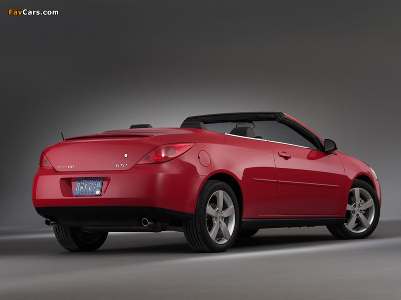 Pictures of Pontiac G6 GT Convertible 2006–09 (800 x 600)