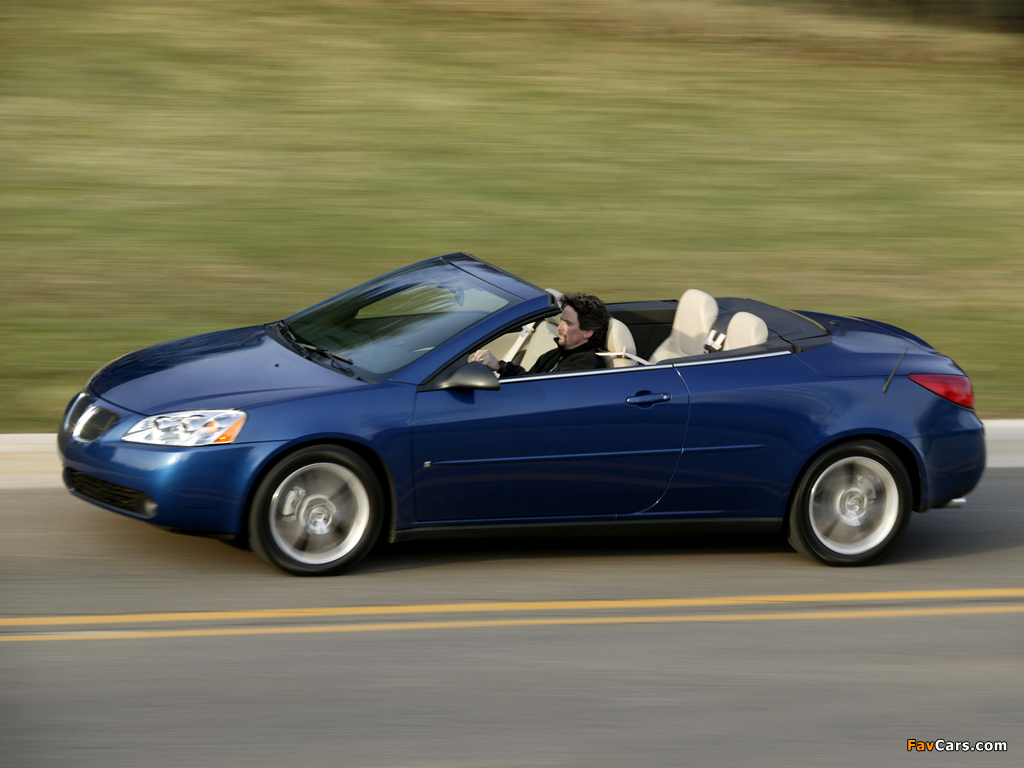 Pictures of Pontiac G6 GT Convertible 2006–09 (1024 x 768)