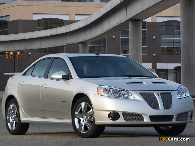 Pictures of Pontiac G6 GXP Street Edition Sedan 2007–09 (640 x 480)