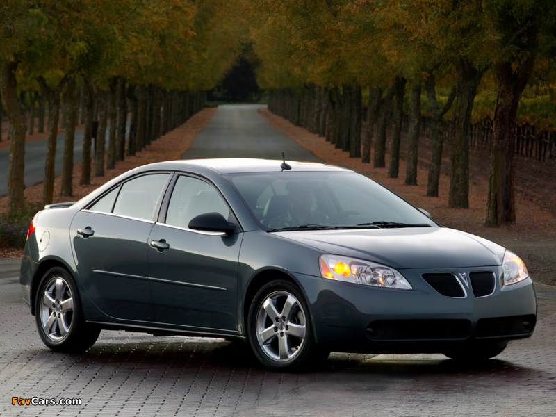 Pontiac G6 Sedan 2005–09 photos (800 x 600)