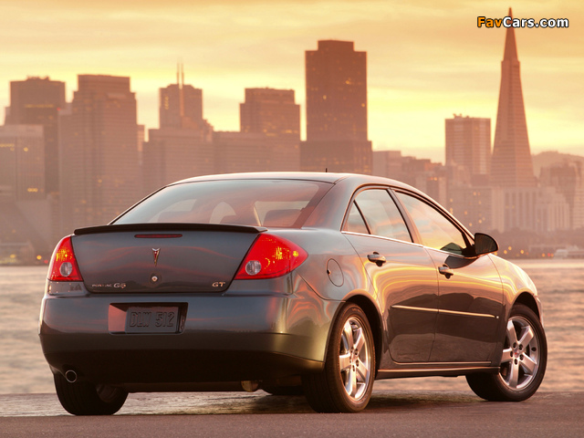 Pontiac G6 Sedan 2005–09 pictures (640 x 480)