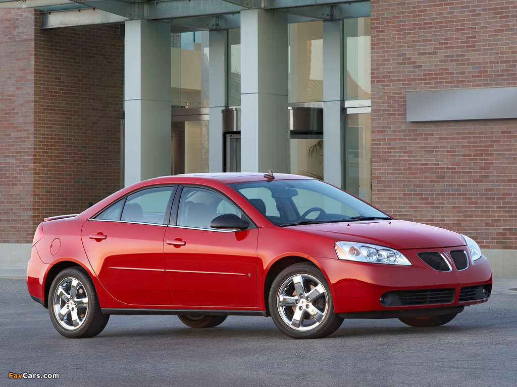 Pontiac G6 Sedan 2005–09 pictures (1024 x 768)