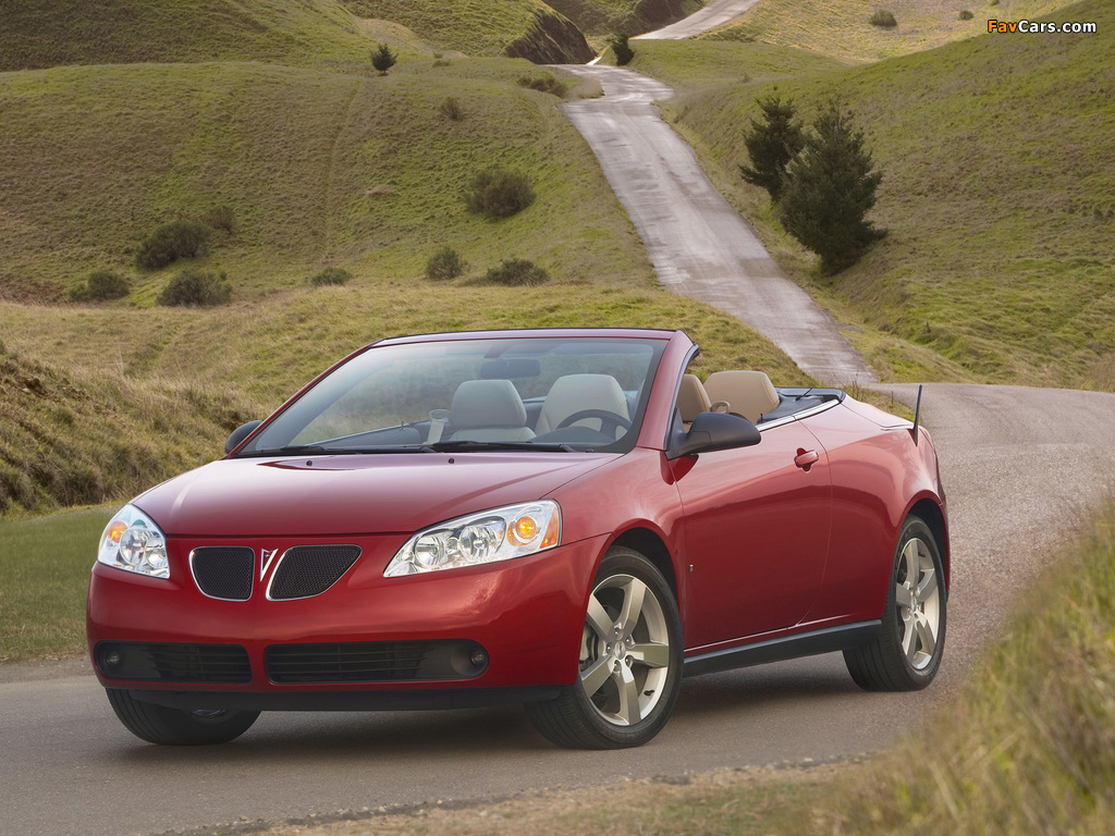 Pontiac G6 GT Convertible 2006–09 images (1024 x 768)