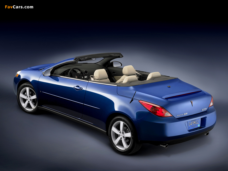 Pontiac G6 GT Convertible 2006–09 images (800 x 600)